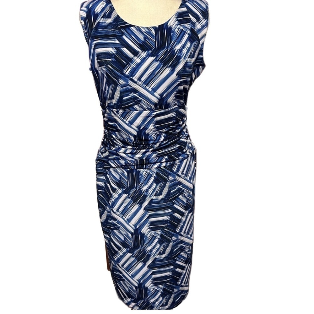 Nine West Blue White Dress 8